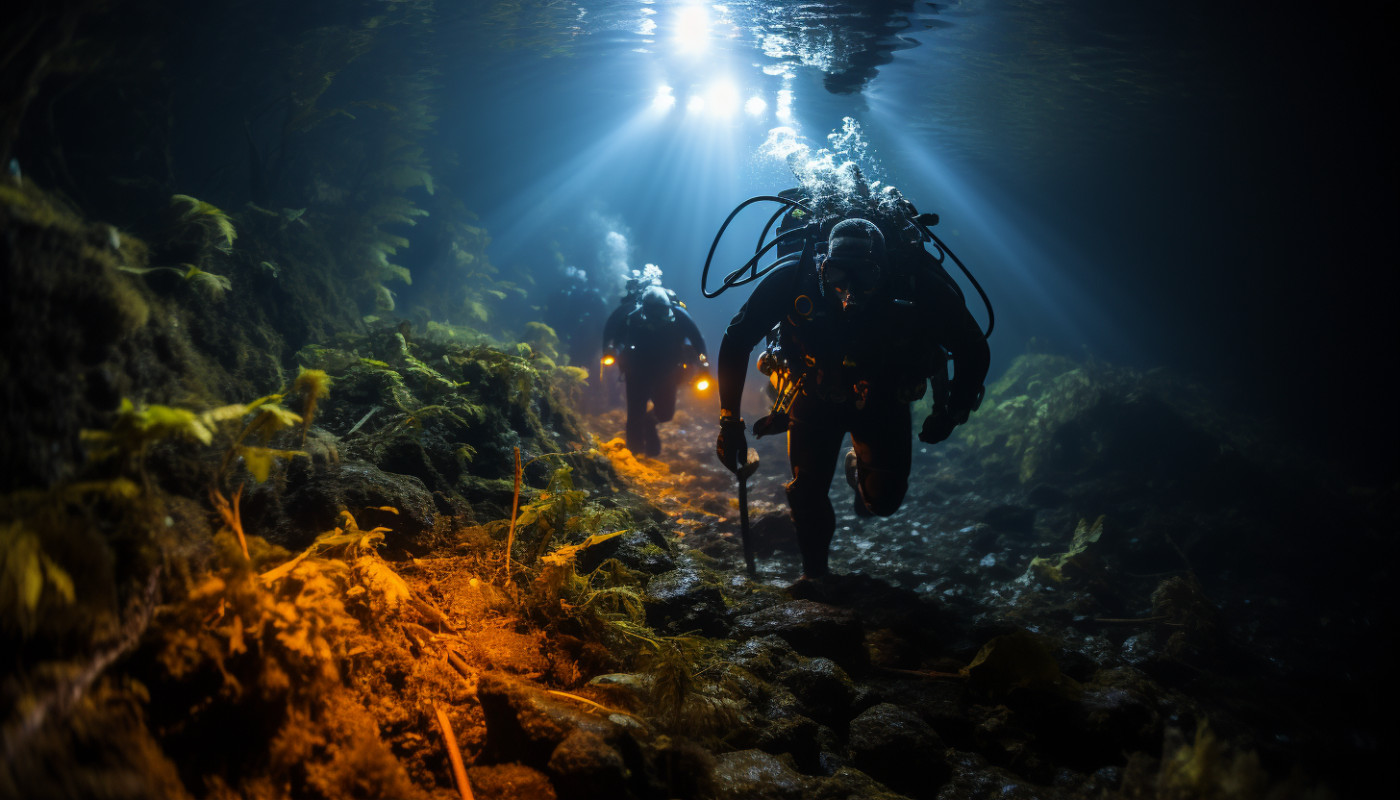 Aventura bajo el agua: buceo nocturno